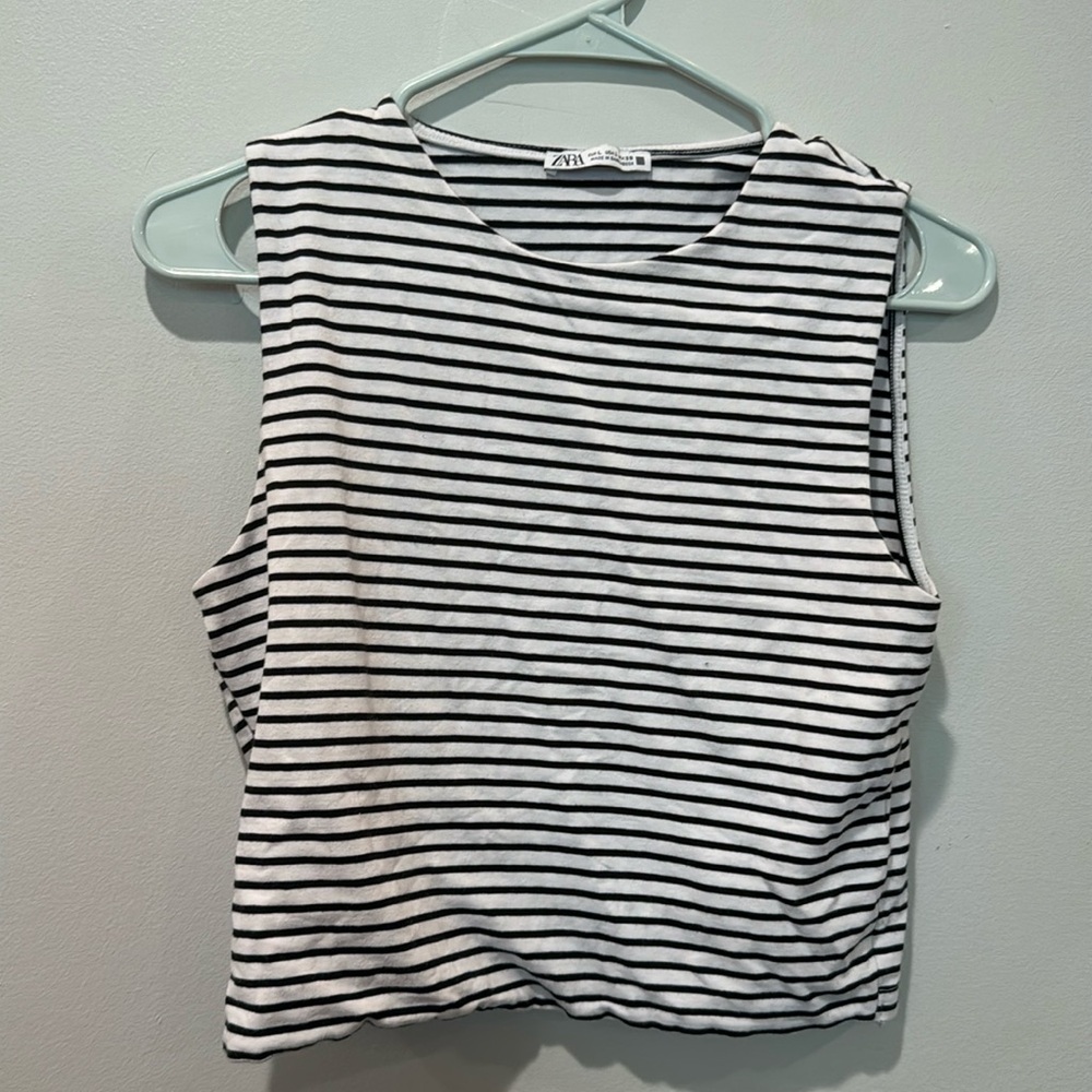 Zara Striped Crop